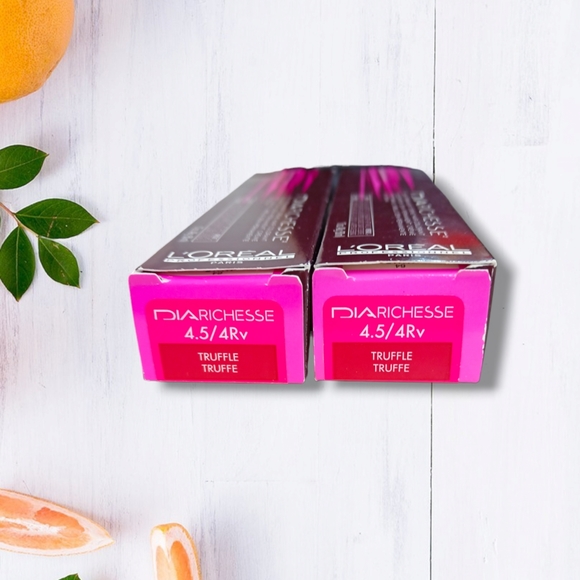L'Oreal Professionnel DIARichesse 2 Tubes Ammonia-Free 4.5/4RV Truffle - Picture 2 of 16